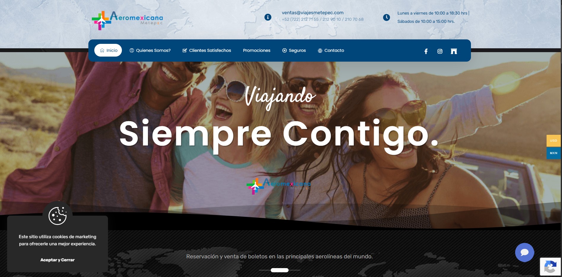 Aeromexicana Metepec Mockup